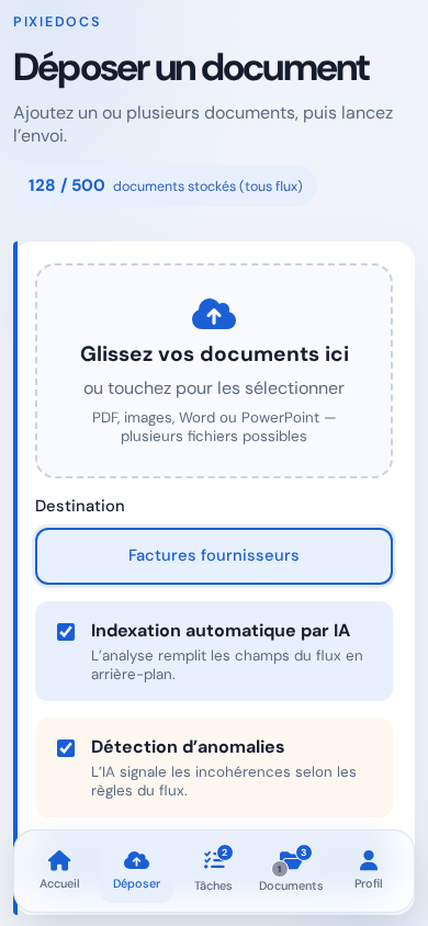 PixieDocs — GED intelligente